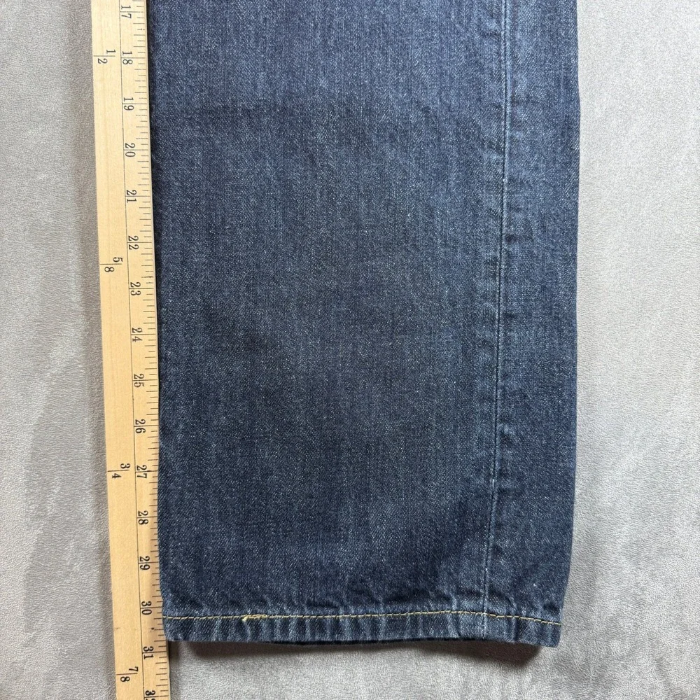 Levis 559 Mens Relaxed Straight Leg Jeans 36x32 Dark Wash Blue Denim